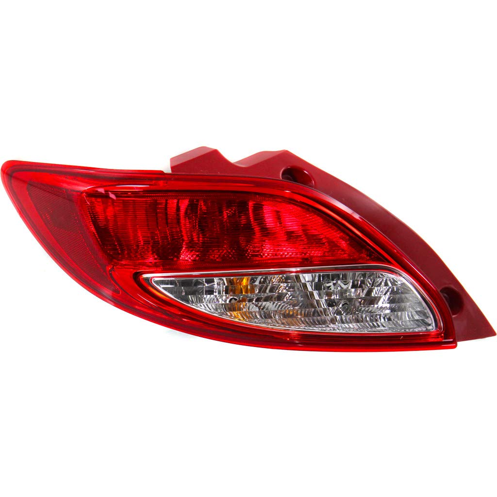 2011-2014 Mazda 2 Driver Side Tail Light Assembly - DOT Certified Replacement (Part #MA2800149 / DR61-51-160F) | Perfect for Night Driving & Enhanced Vehicle Safety | CarLights360