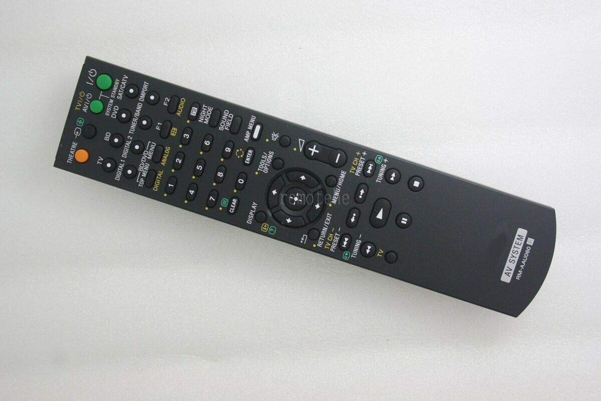 Original Sony HT-CT100 STR-K7000 HT-SS360 STR-DH500 STR-K1600 Replacement Remote Control - Compatible with Sony Soundbar & Home Theater Systems (Perfect for Living Room, Bedroom, Home Entertainment Setup)