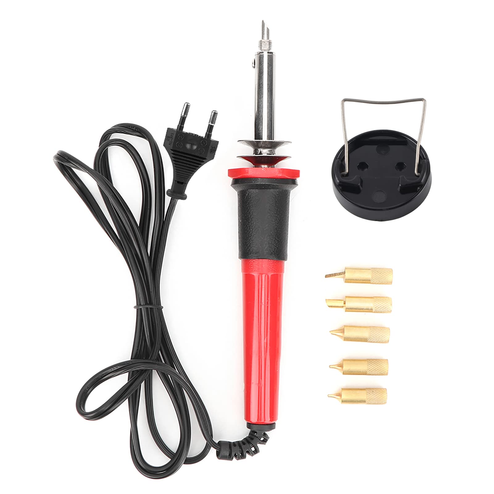 **7-Piece Electric Engraving Pen & Wood Burning Kit - Professional Pyrography Tool Set with Soldering Iron for DIY Crafts, Woodworking, Leather Engraving (EU Plug)**