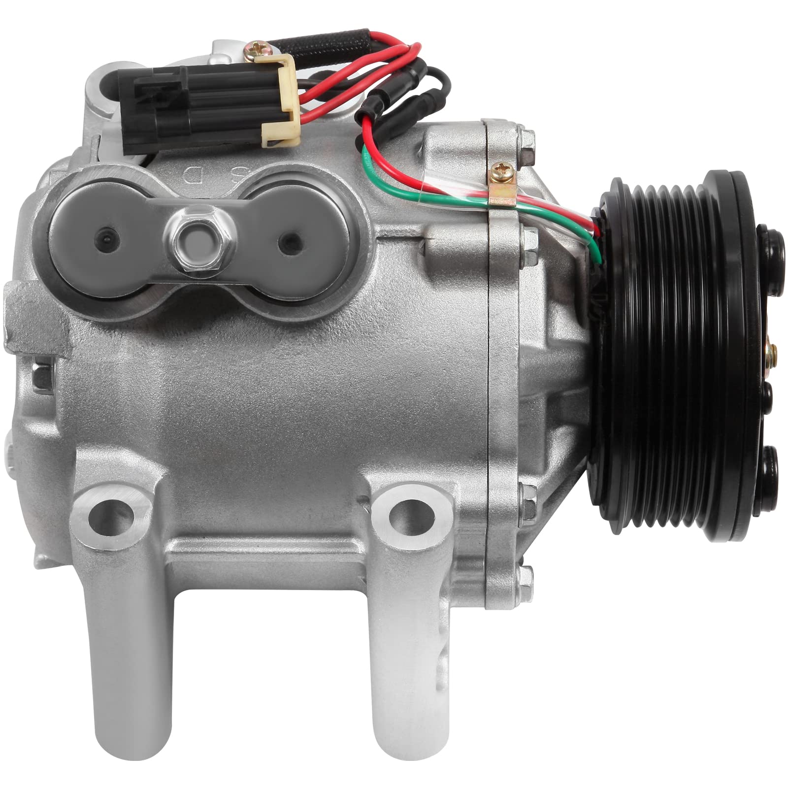 NOTUDE 1Pcs AC Compressor with Clutch Compatible for Saab 9-7x 2005-2009 CO 4910AC Air Conditioning Compressor - Perfect for AC System Repair & Replacement