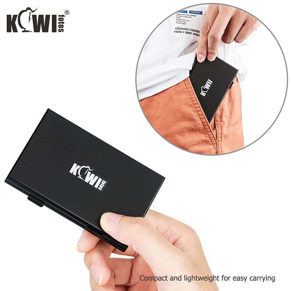 Durable Memory Card Carrying Case with Interchangeable Inserts - Waterproof SD, CF, MSD Card Holder for DSLR Cameras, Drones & Action Cameras - Perfect for Travel, Photography & Outdoor Adventures