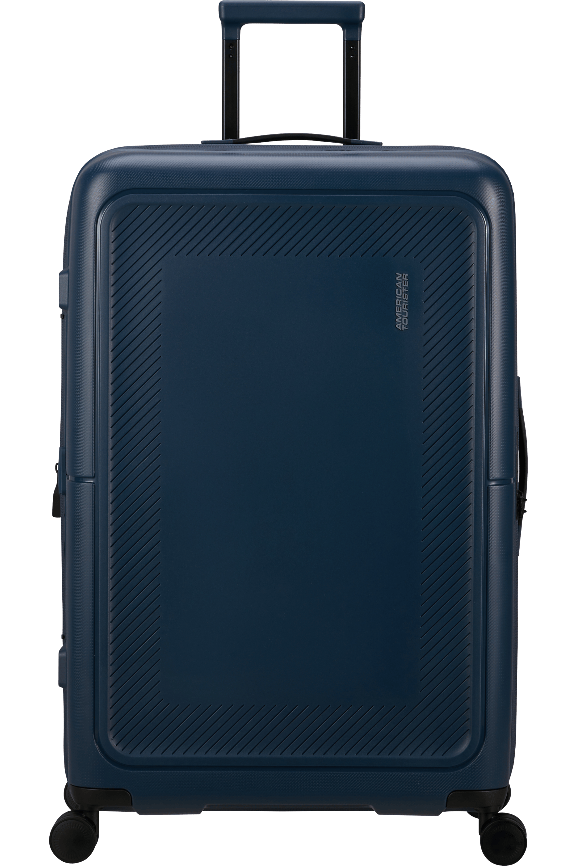 American Tourister 77cm Dashpop Large Spinner Suitcase - Midnight Blue | Lightweight Durable Luggage for Travel, Business Trips & Vacations