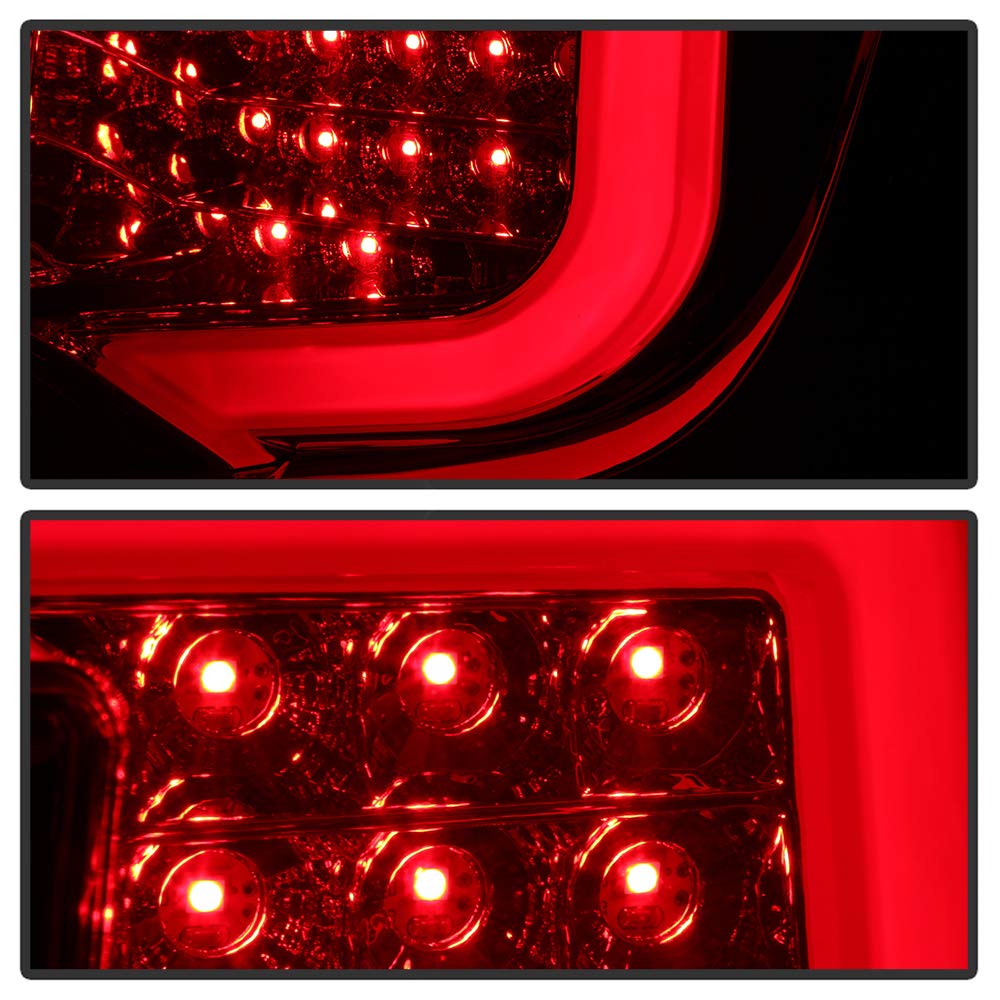 ACANII Red LED Tube Tail Lights Brake Lamps Assembly Pair - Compatible with 2008-2011 Subaru Impreza & 2012-2014 WRX Sedan | Upgrade Style for Enhanced Visibility & Safety | Perfect for Night Driving & Custom Car Modifications