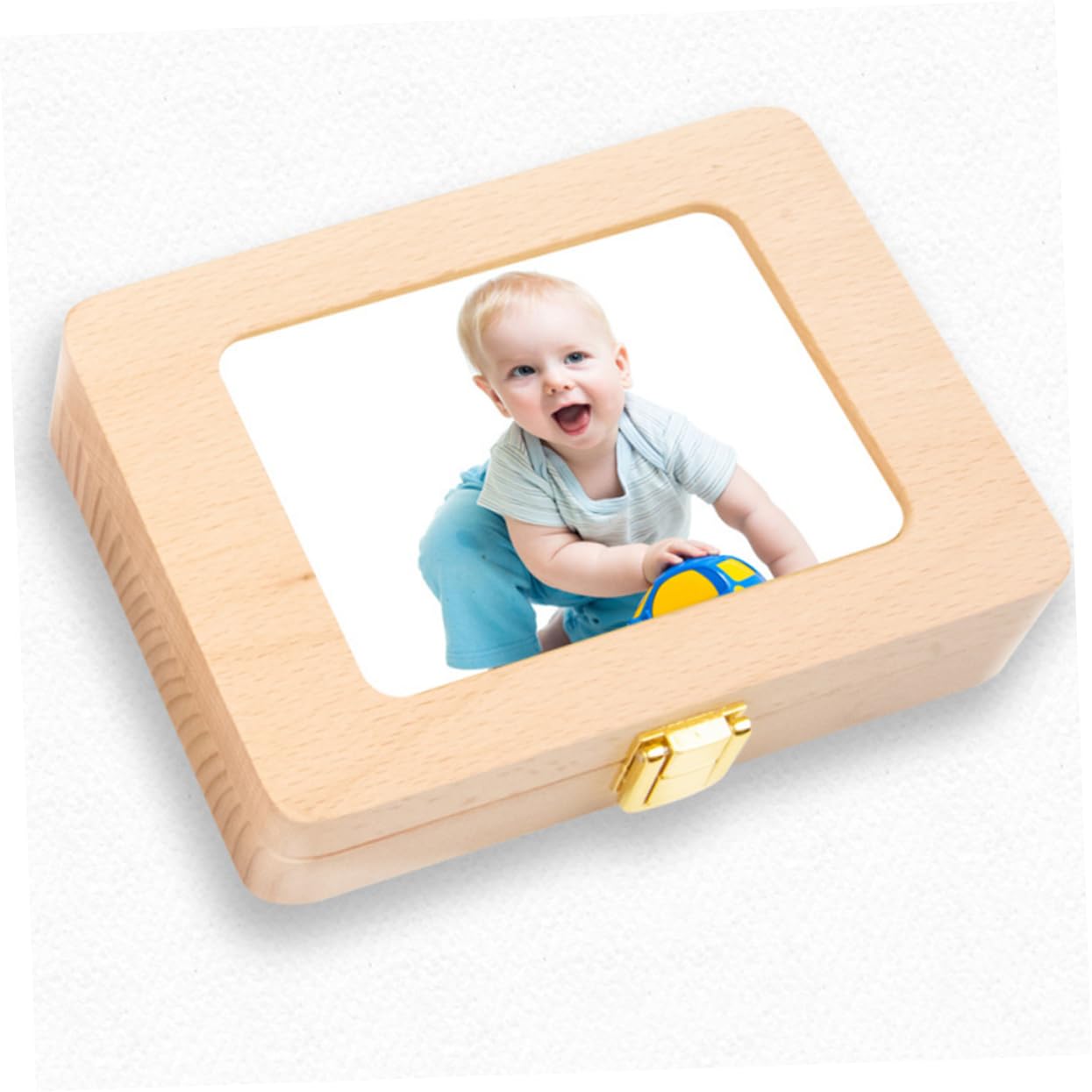 HEMOTON 3-Piece Wooden Baby Teeth Keepsake Box Set - First Tooth Memory Storage for Girls & Boys - Perfect Baby Shower Gift & Childhood Milestone Organizer