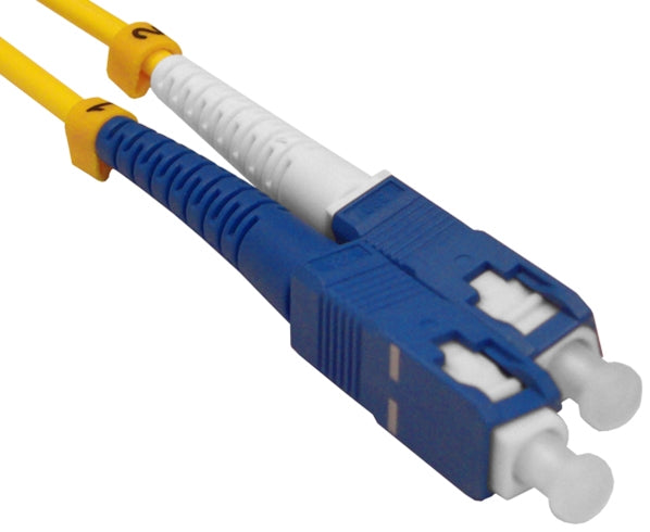 High-Speed SC to SC Single Mode Fiber Optic Patch Cable 9/125 Duplex 25m - Reliable Network Connectivity for Data Centers & Telecom Applications