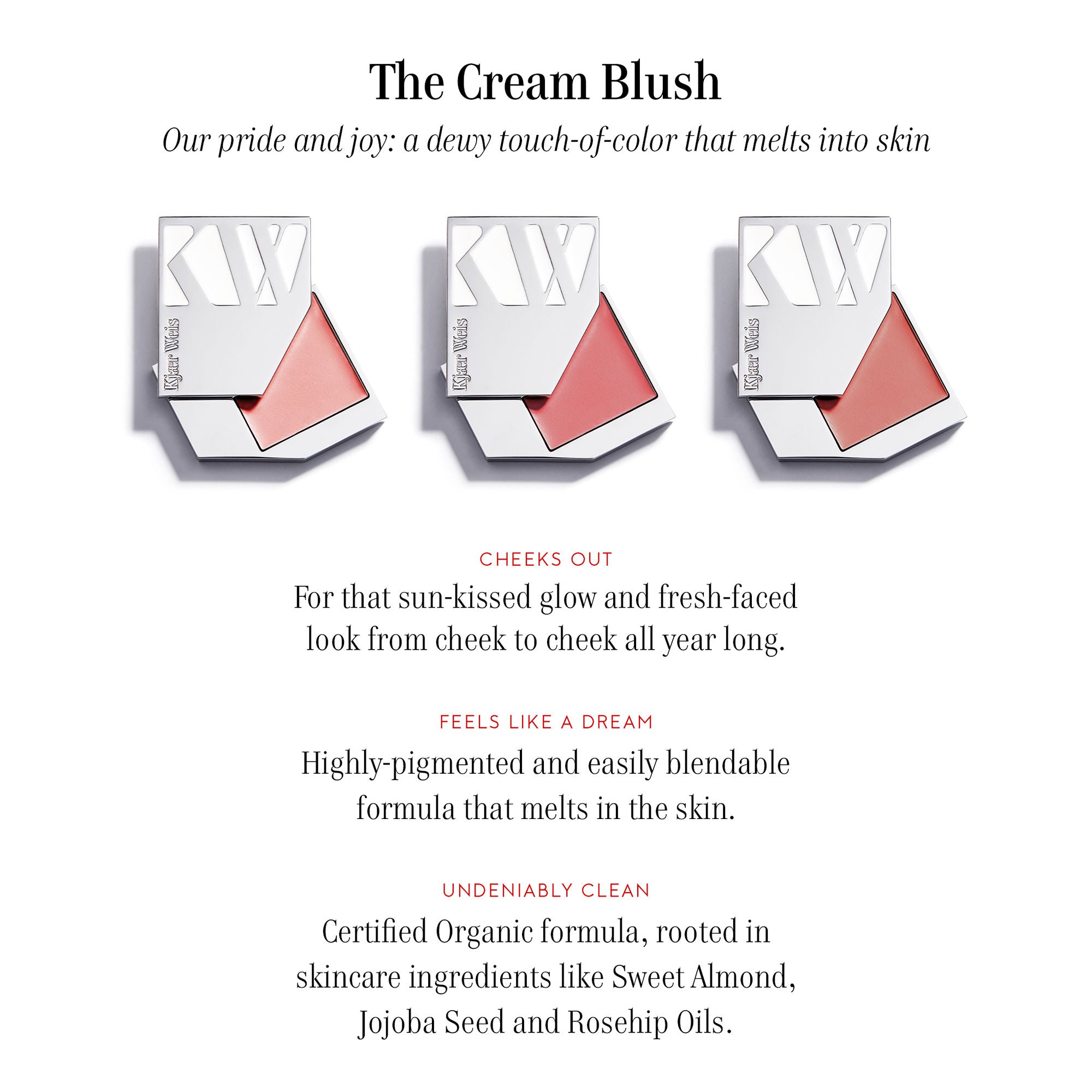 Cream Blush Refill - Long Lasting & Blendable Makeup for Cheeks - Perfect for Everyday Wear & Natural Glow