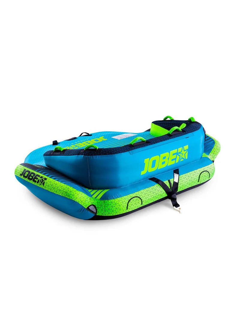Jobe Binar 3-Person Towable Tube for Boating & Water Sports - Durable Inflatable Ride for Lakes, Rivers & Beach Fun