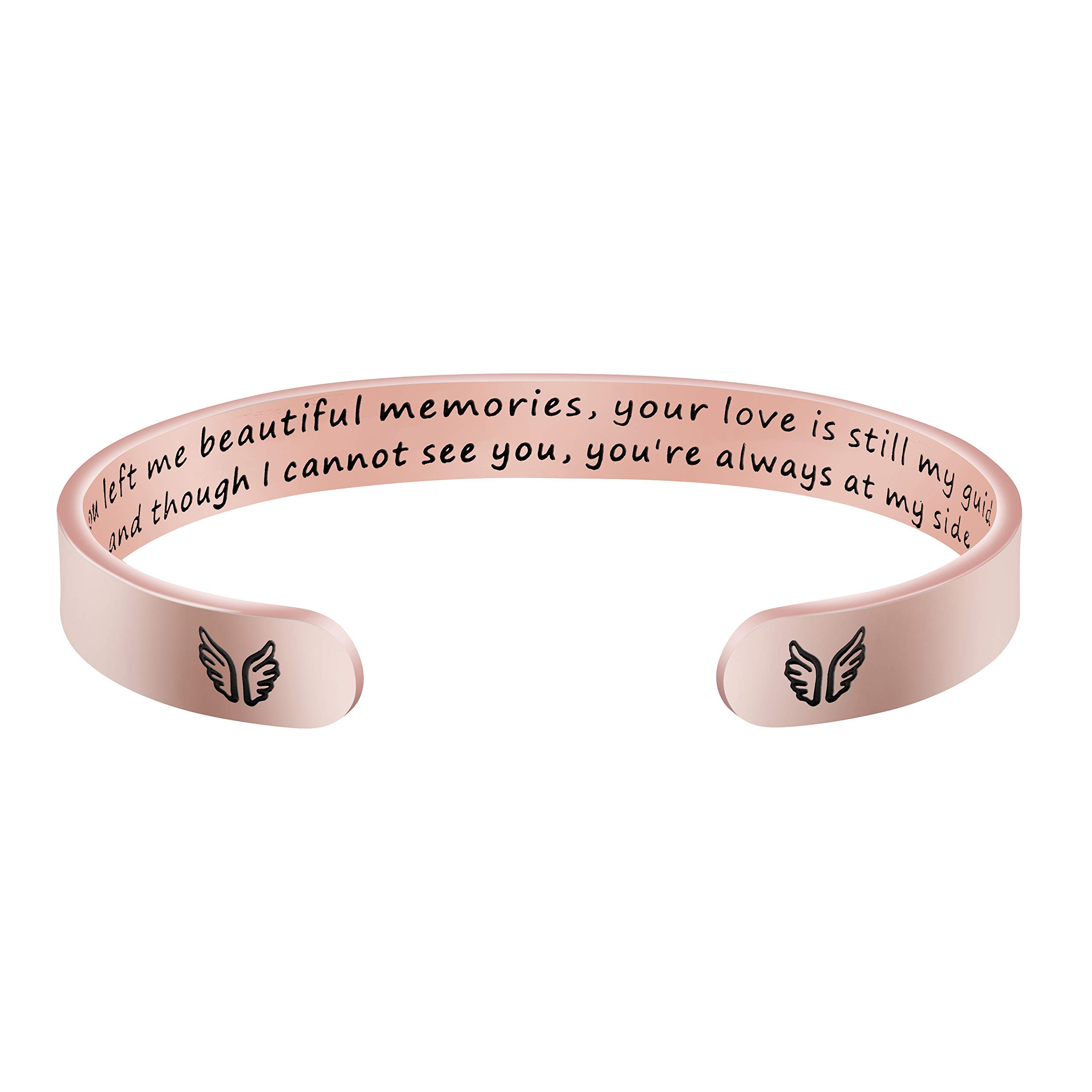 Stainless Steel Cuff Bracelet for Women - Meaningful Christmas Birthday Thanksgiving Gift for Mom, Mother, Mummy | Elegant Bangle Jewelry for Holidays, Anniversaries & Special Occasions