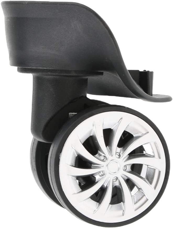 **Ecoodisk Spinner Caster Wheels - 1 Pair Swivel Mute Replacement Wheels for Suitcase, Luggage & Travel Bags - DIY-Friendly Installation - Perfect for Smooth Travel & Heavy-Duty Use**
