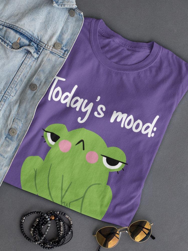 Leave Me Alone Graphic T-Shirt for Women - Funny Sarcastic Violet Tee by SmartPrintsInk | Casual Wear, Lounge Outfit, Gift for Her