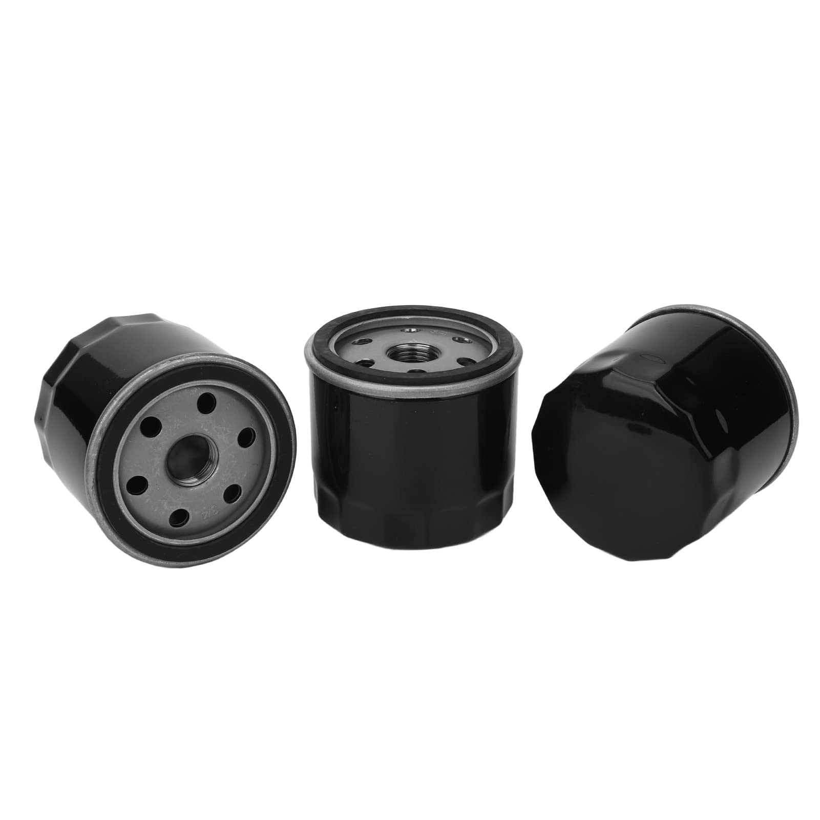 3-Pack High Efficiency Rustproof Iron Oil Filters for Lawn Mowers - Durable Engine Protection for Outdoor Power Equipment & Garden Tools