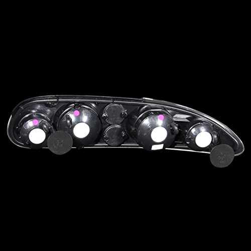 Dark Smoke Taillights Assembly Set for Chevrolet Camaro - Left Driver & Right Passenger Side Replacement | Perfect for Night Driving & Car Customization