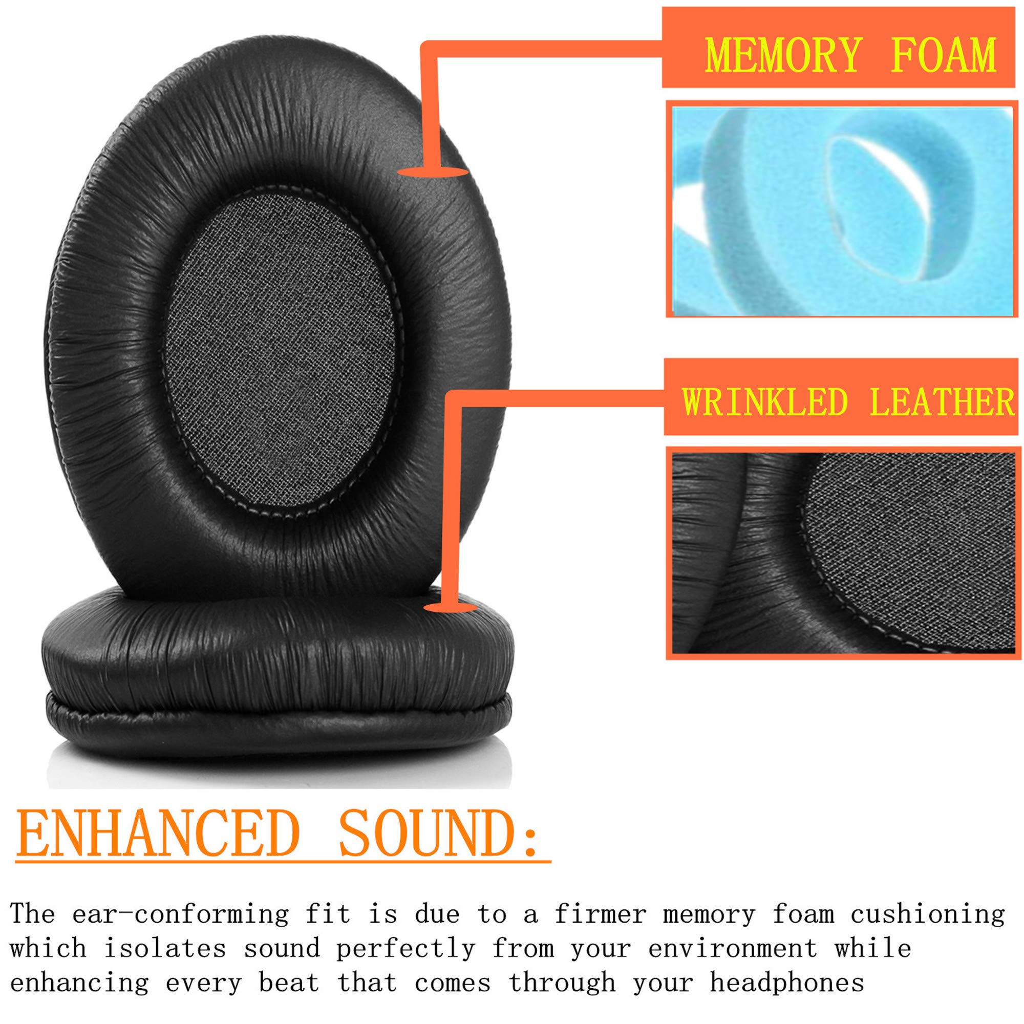 Replacement Foam Ear Pads Cushion for AKG K830BT K840 Headphones - Comfortable Noise Isolation Earpads for Studio, Gaming & Travel Use