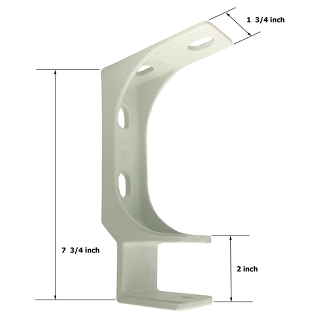 Aleko White Retractable Awning Ceiling Bracket - Heavy Duty Mounting Hardware for Patio, Deck & Outdoor Shade Solutions