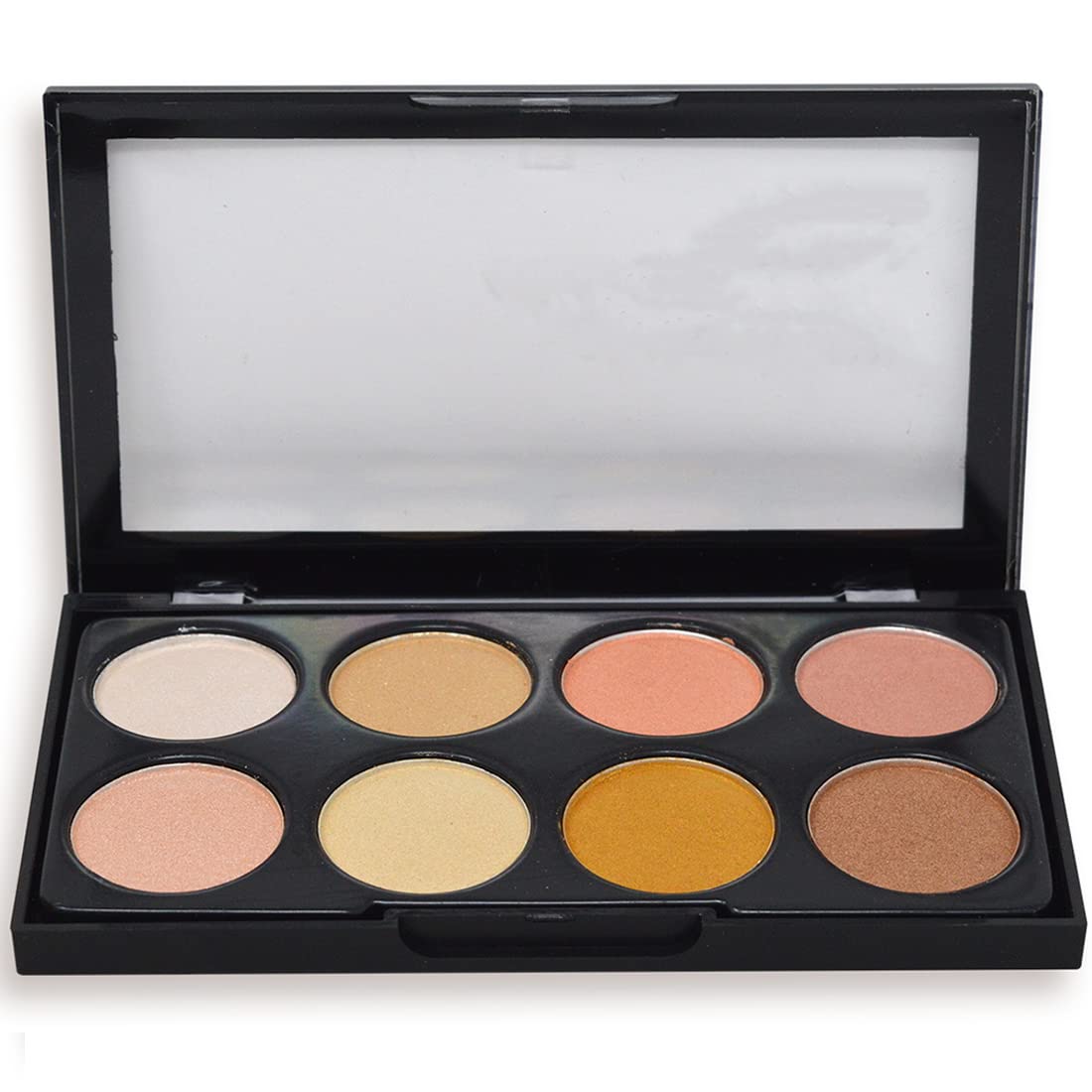 Adbeni 8-Color Face Highlighter Palette - Multicolor Makeup Highlighter Set for Cheekbones, Nose & Contouring | Perfect for Daily Makeup, Photoshoots & Special Occasions