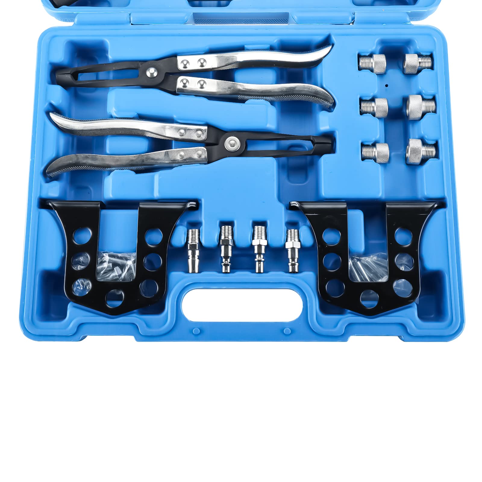 KUNTEC Cylinder Head Service Kit - Valve Spring Compressor Tool Set for OHV & OHC Engines | Removal & Installation Tool for Automotive Repair & Engine Maintenance