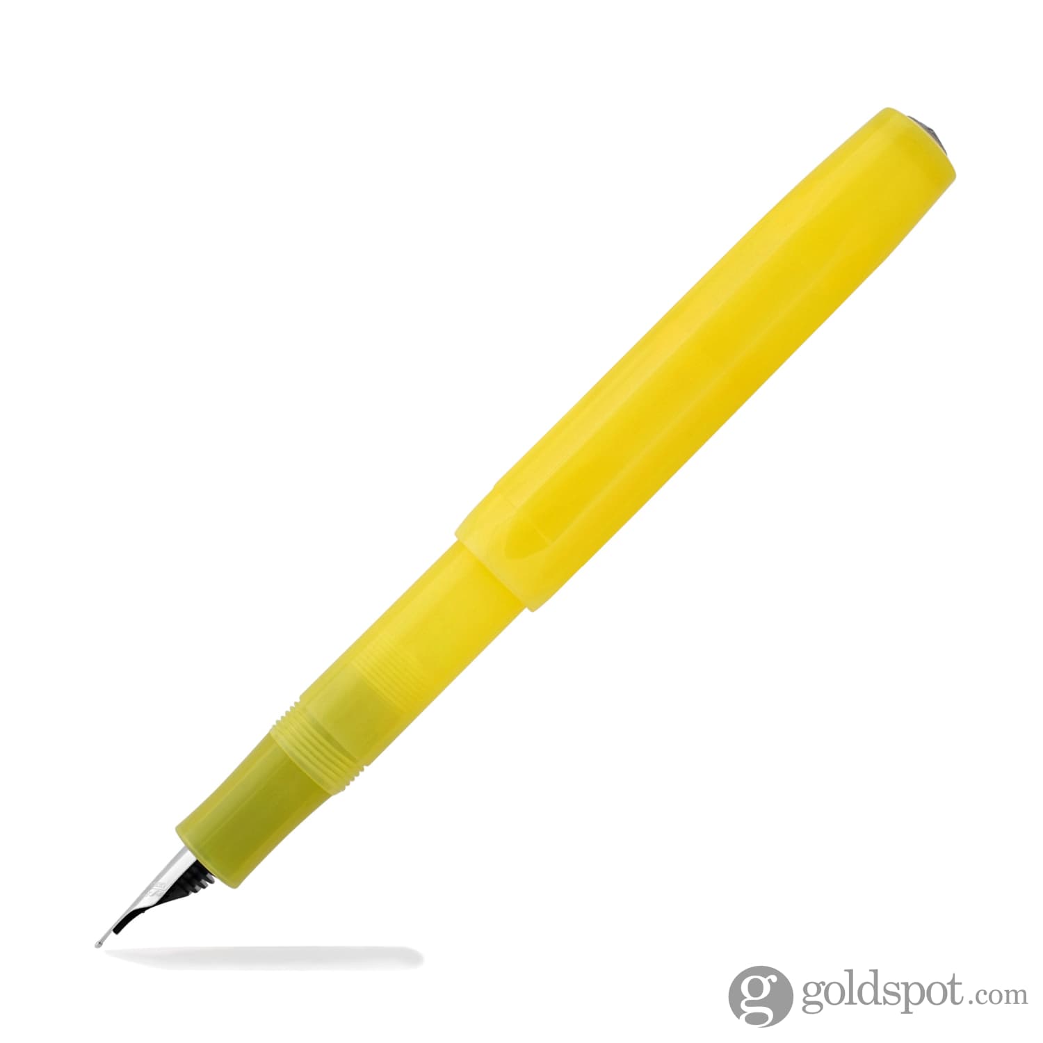 Kaweco Frosted Sport Fountain Pen - Banana Color | Smooth Writing Fountain Pen for Journaling, Note Taking & Calligraphy | Premium German Design for Students & Professionals