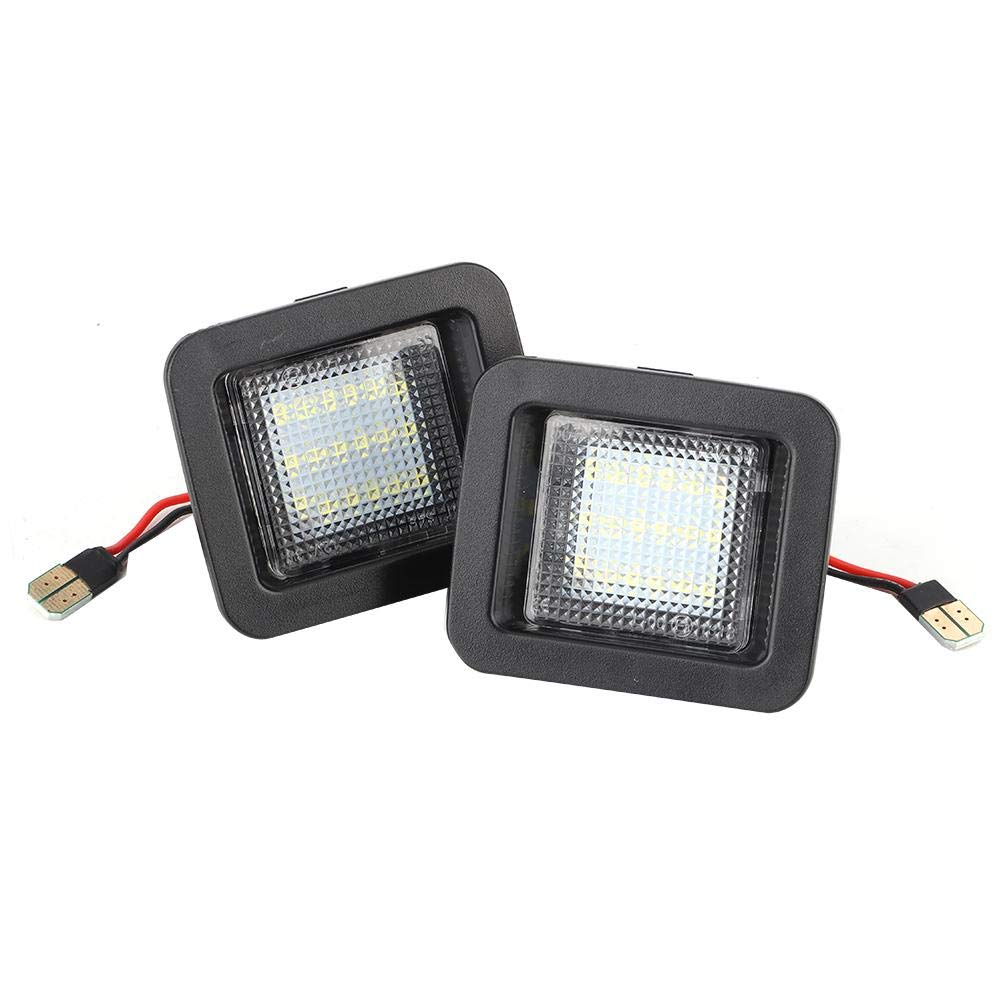 Senyar 18-LED Car License Plate Light - 1 Pair Super Bright White LED License Plate Lamp for Ford F150 2015-2023 - Easy Installation, Waterproof & Durable - Perfect for Night Driving & Enhanced Vehicle Appearance