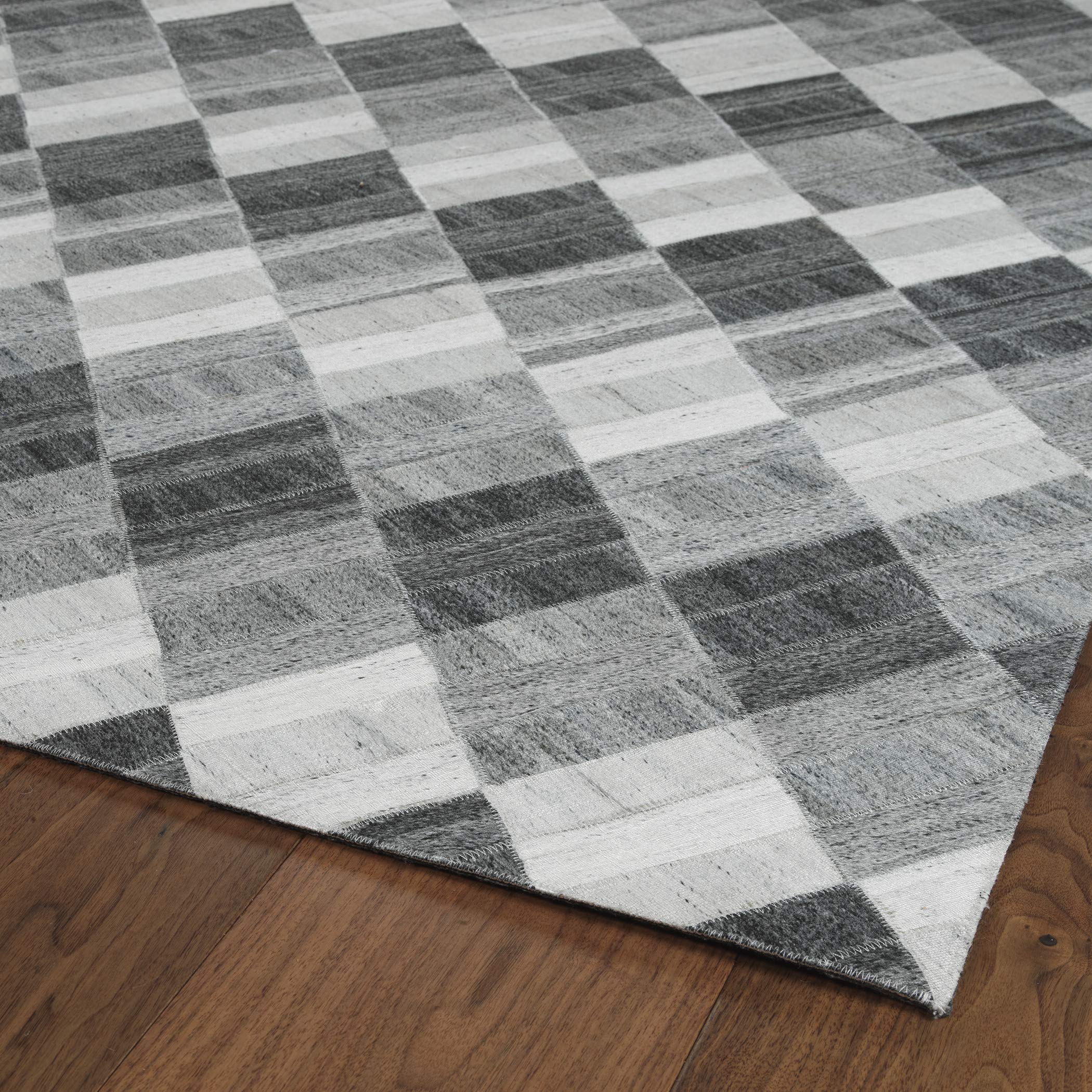 Premium Kaleen Area Rug 8x10 Feet - Soft & Durable Charcoal Gray Rug for Living Room, Bedroom, Dining Room - Perfect for Home Decor & Cozy Spaces