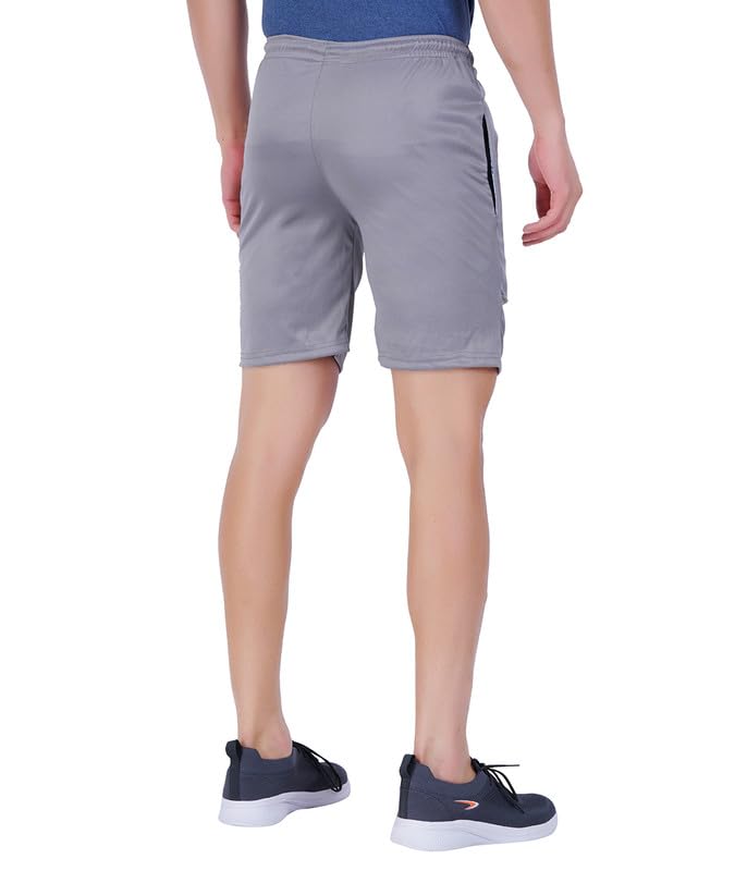 Men's Quick Dry Gym Shorts with Zipper Pockets - Breathable Running Shorts for Workout & Training | Ergonomic Design with Drawstring Waist | Perfect for Jogging, Gym & Outdoor Activities