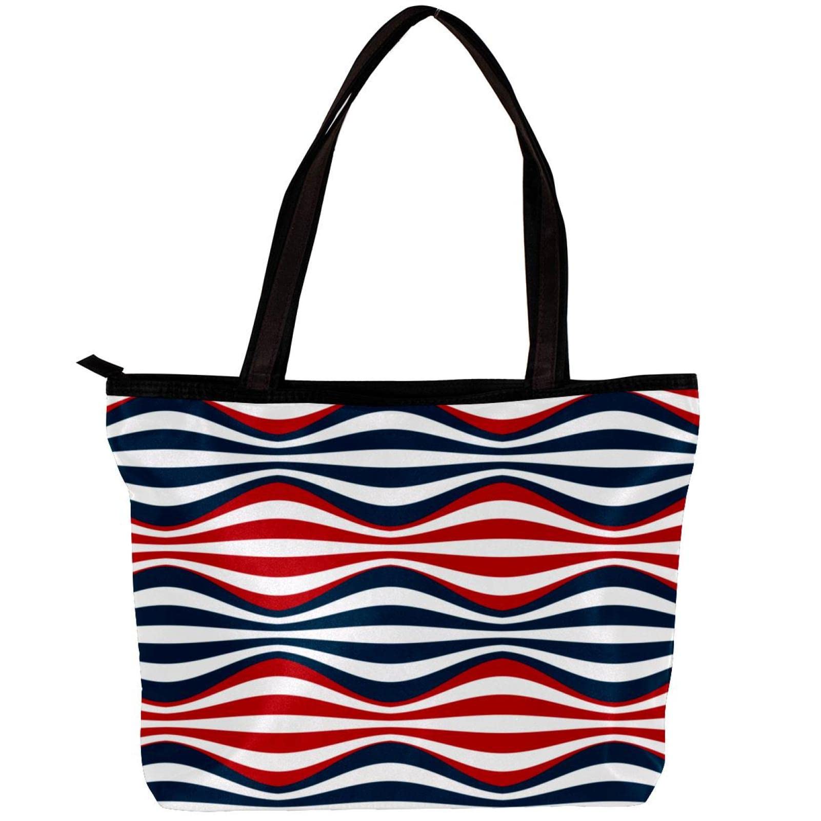 Stylish Women's Baseball Pattern Tote Bag with Inner Pouch - Fashionable Shoulder Handbag for Work, Travel & Shopping
