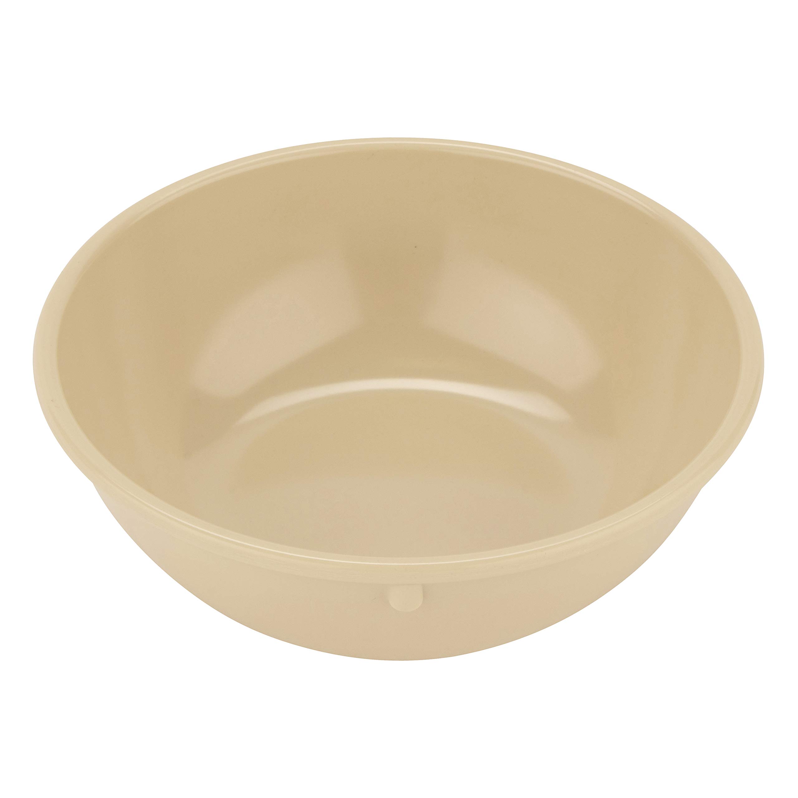 Premium Melamine Soup Bowls - 14oz Tan Bowls (Set of 12) - Durable & Lightweight for Outdoor Picnics, Camping & Everyday Use
