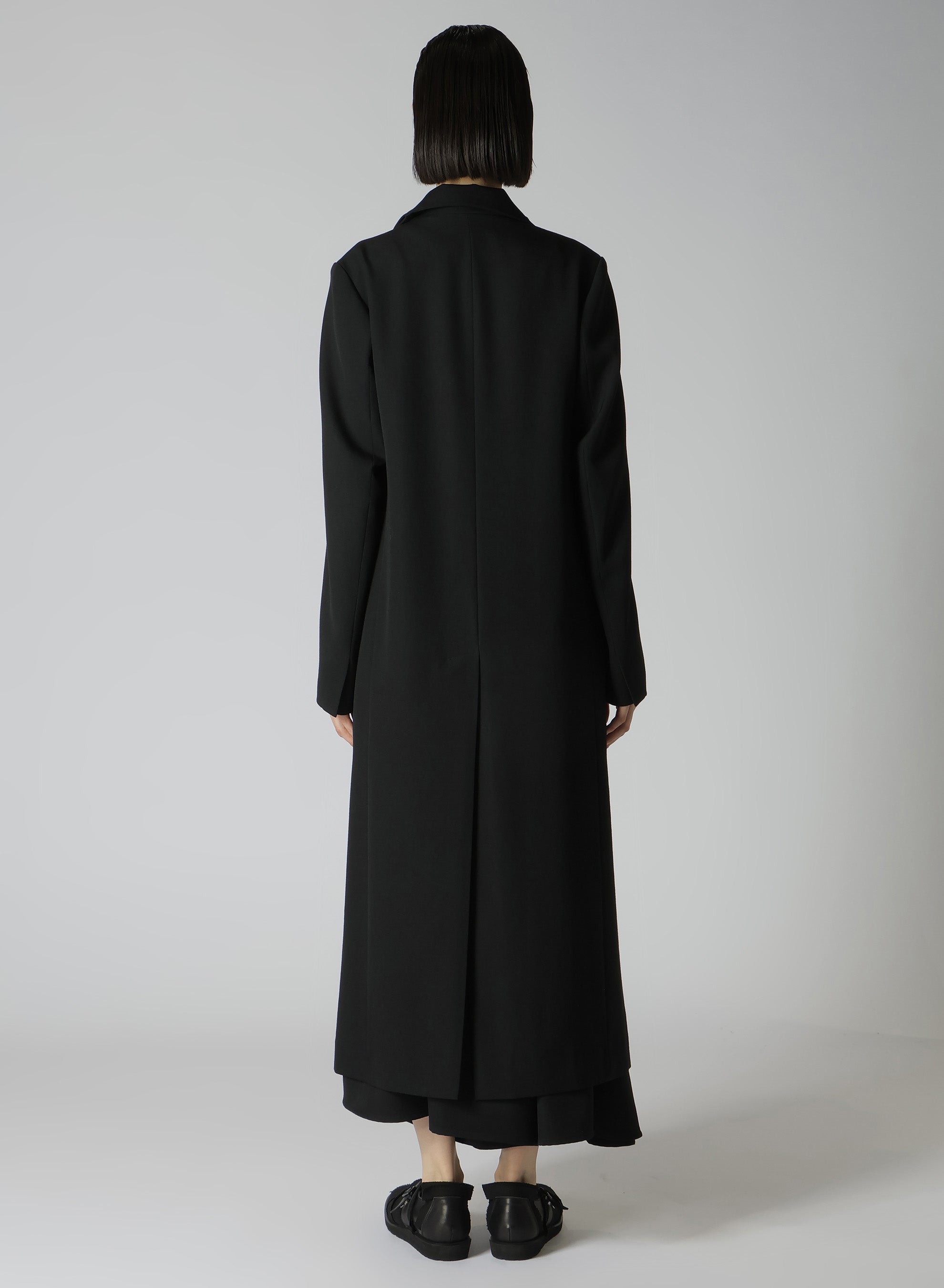 60% Wool Gabardine Double-Layered Long Coat for Men & Women | Warm Winter Overcoat for Office, Travel & Formal Occasions
