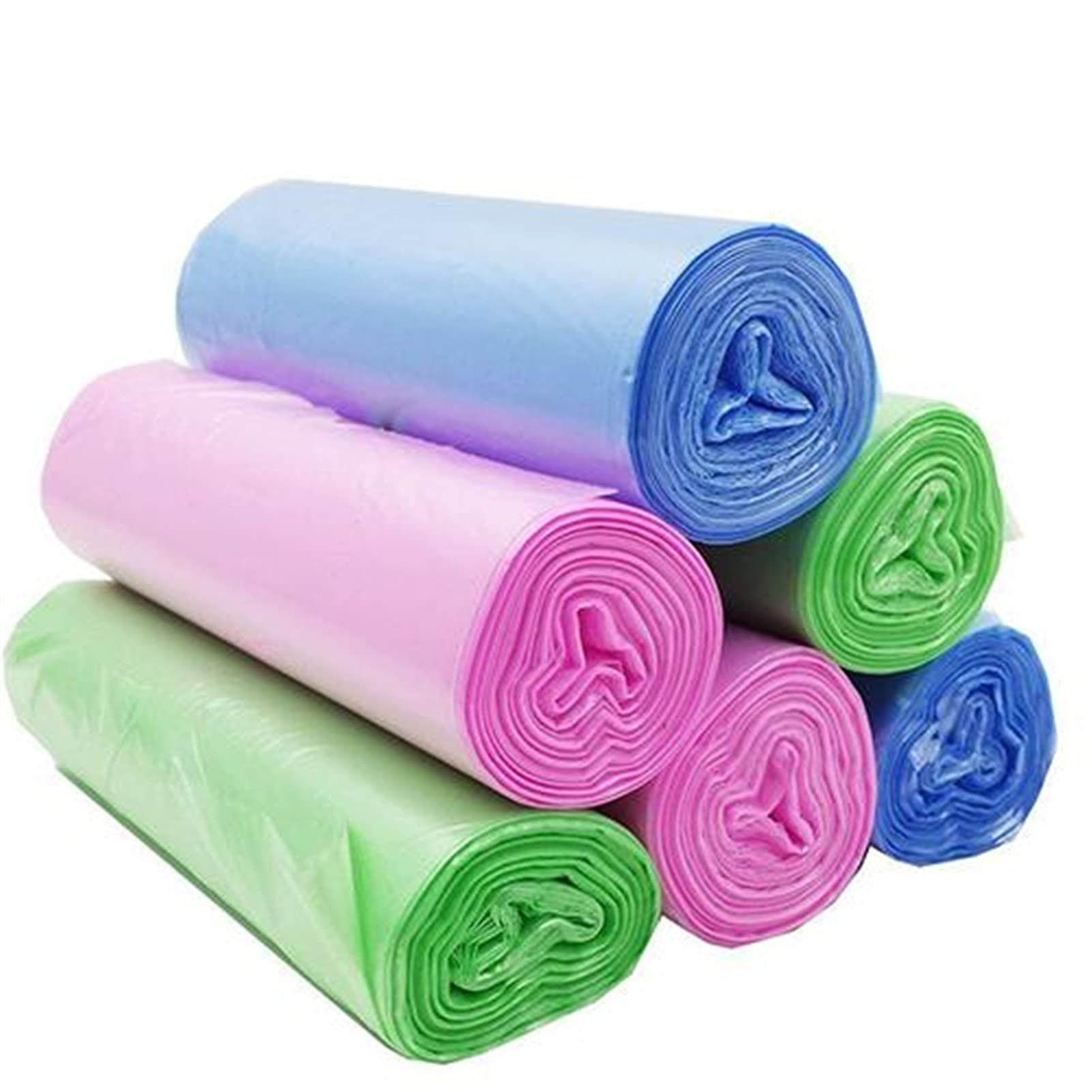 50Pcs Disposable Trash Bags - Strong & Leak-Proof Garbage Bags for Home, Office, Kitchen & Bathroom Waste - Eco-Friendly Junk Storage Solution - Perfect for Daily Cleaning & Organizing (Black)