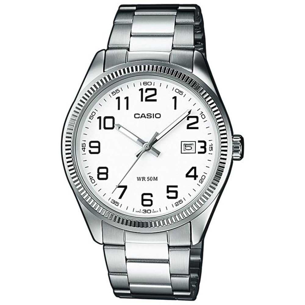 Casio Men's Analog Watch MTP-1302D-7BVDF - Classic Stainless Steel Dress Watch with Date Display | Perfect for Business, Formal Events & Everyday Wear