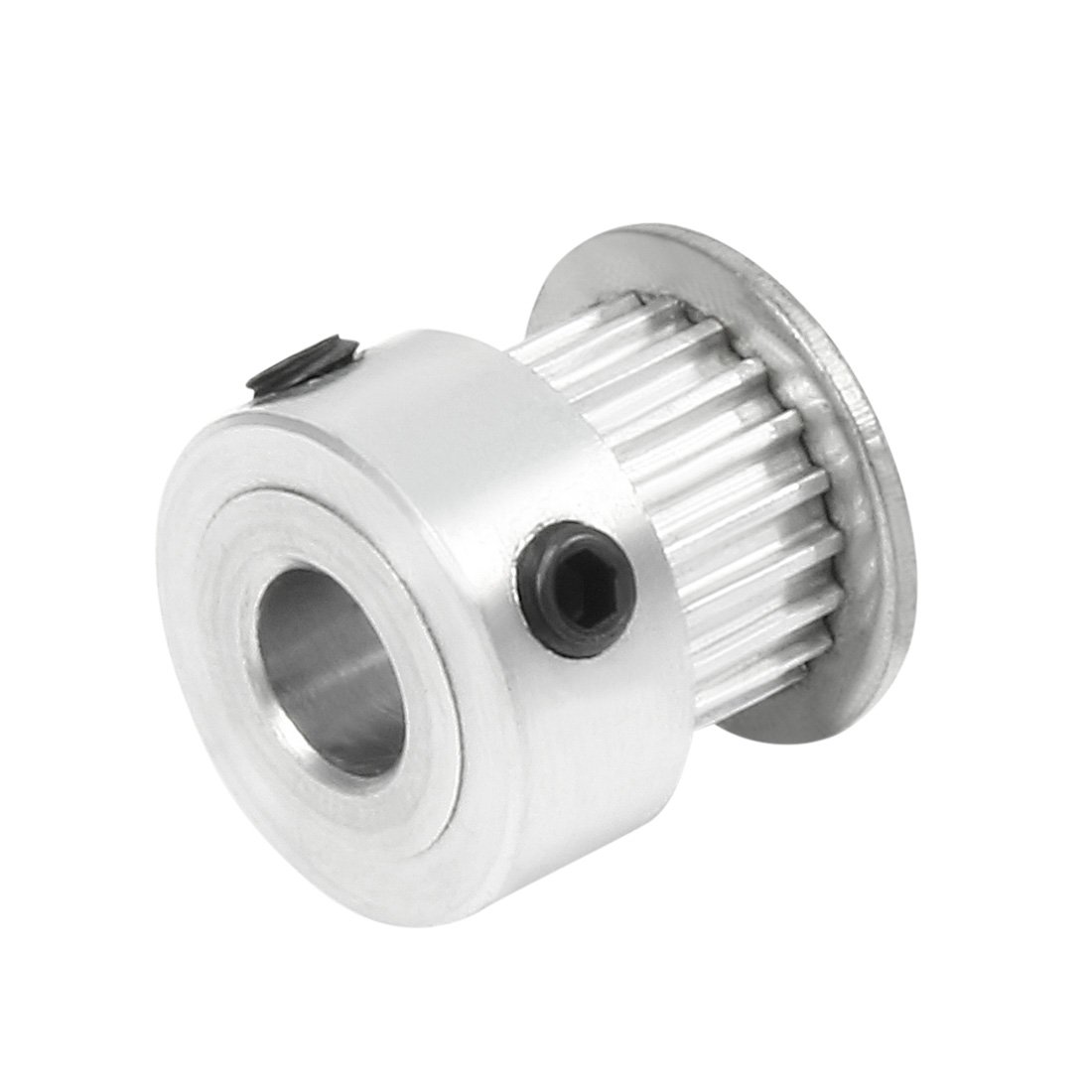 20 Teeth Aluminum MXL Timing Belt Idler Pulley 6.35mm Bore Flange Synchronous Wheel for 3D Printer CNC Machine - Perfect for Precision Motion Control & Power Transmission in Robotics, Automation, and DIY Projects