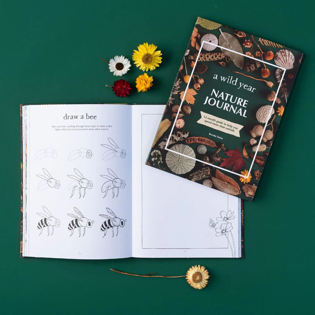 A Wild Year Nature Journal - 365 Days of Outdoor Adventure & Wildlife Observation - Perfect for Hiking, Camping, and Nature Exploration