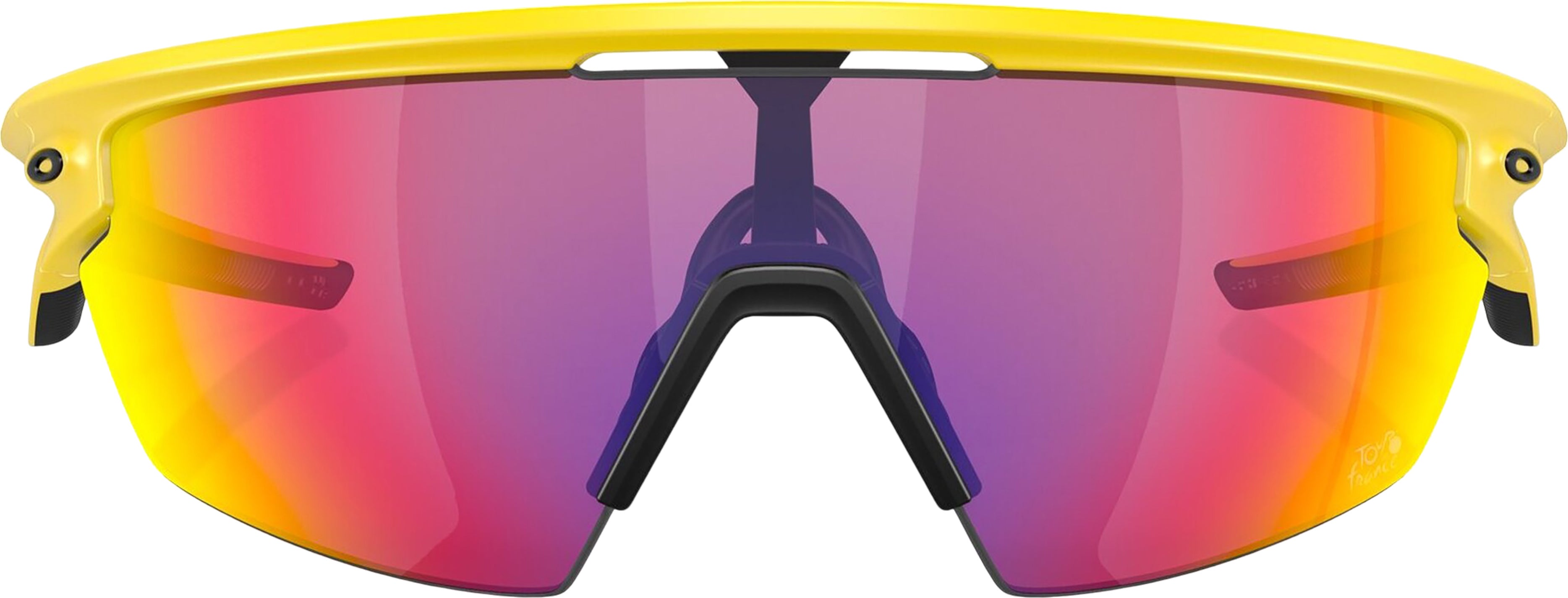 2024 Tour De France Sphaera Sunglasses - Matte Yellow Frame with Prizm Road Lens - Unisex Cycling Glasses for Road Biking & Outdoor Sports