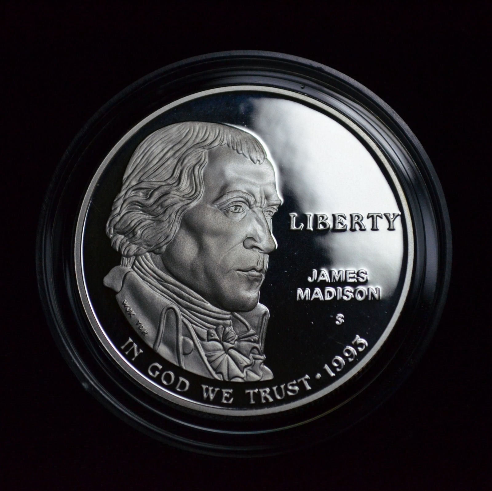 1993 S Bill of Rights Proof Silver Dollar Coin - US Mint Collector's Edition | Perfect for Coin Collectors, History Enthusiasts & Investment Portfolios