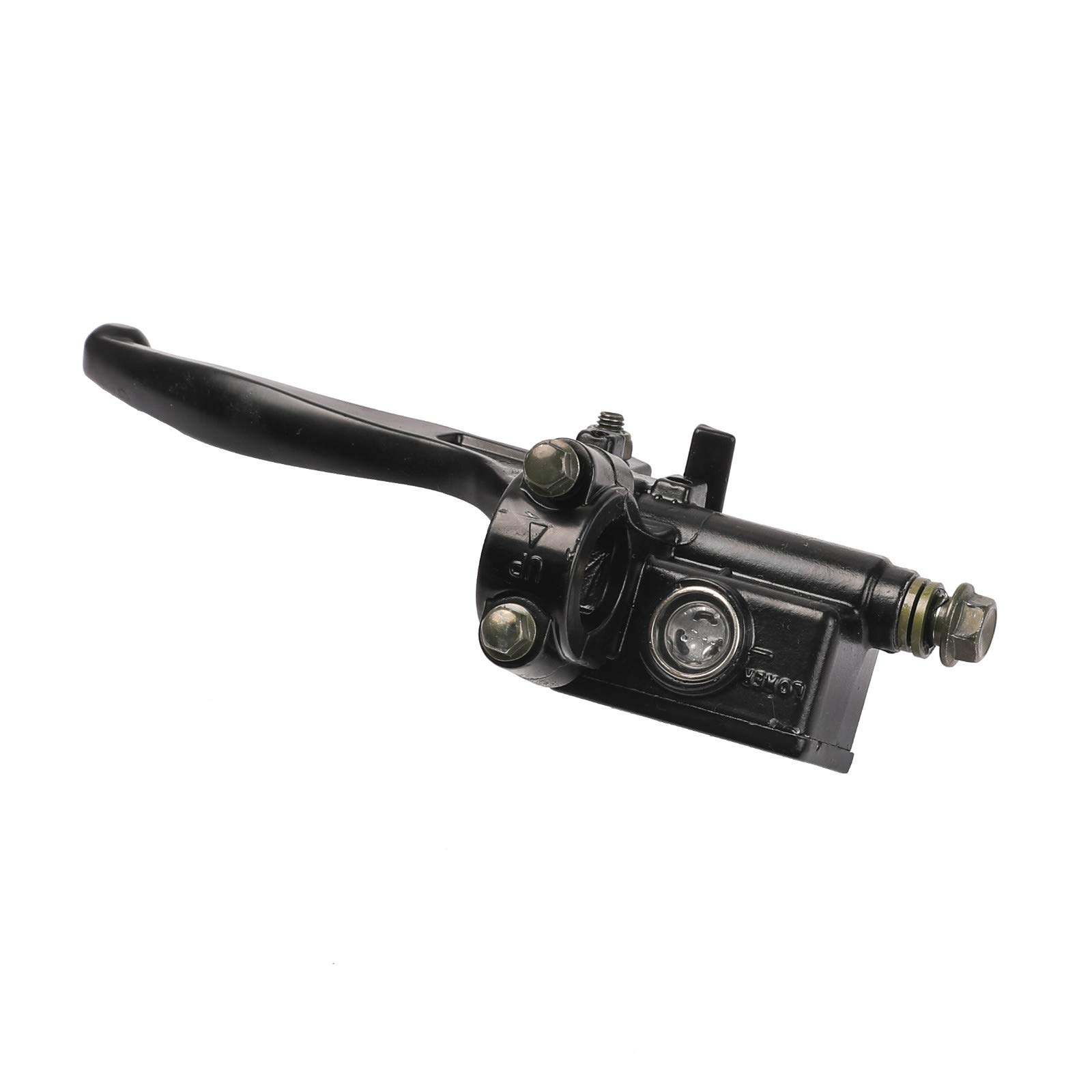 Black Front Hydraulic Brake Caliper Master Cylinder for Dirt Pit Bike (1130mm) - High Performance Off-Road Motorcycle Braking System for Trail Riding & Motocross Racing