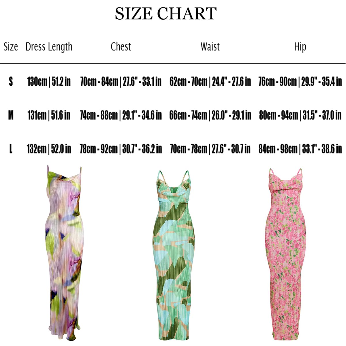 VECVOC Women's Cowl Neck Maxi Dress with Sexy Strap Shoulder & Pleated Design - Elegant Spring Summer Wedding Guest Dress for Beach Party, Cocktail Event & Special Occasions