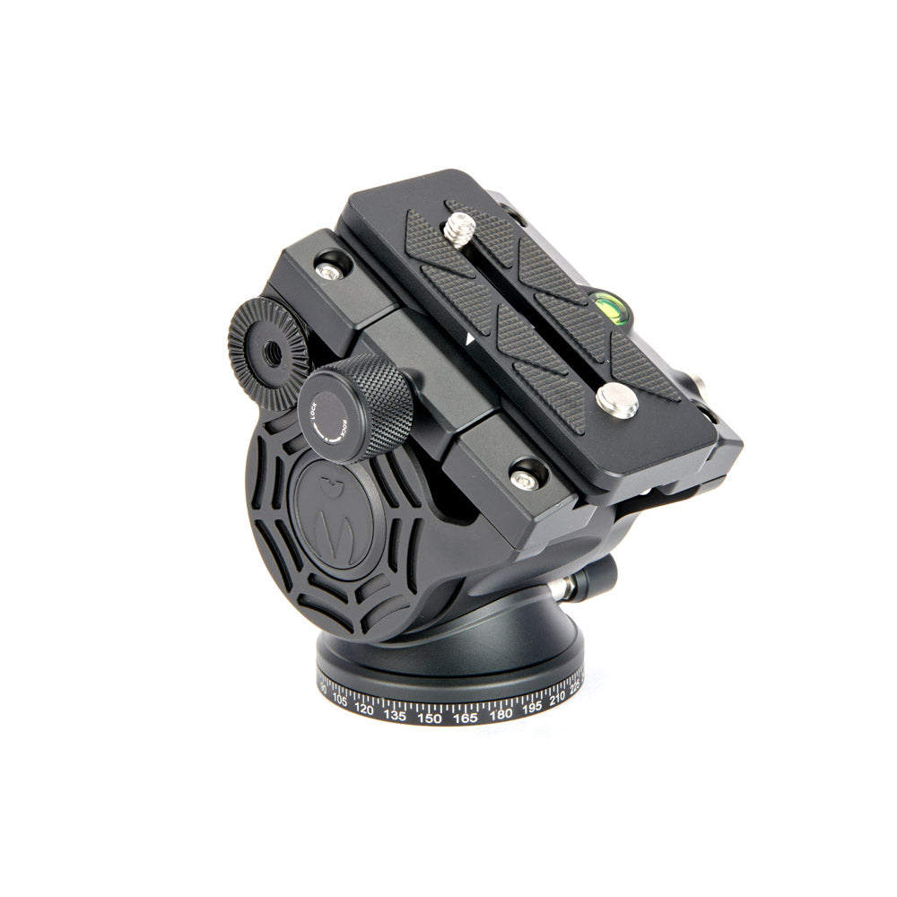 Professional AirHed Cine Video Tripod Head with Arca Swiss Style Quick Release Plate - Smooth 360° Pan & Tilt for DSLR, Mirrorless Cameras - Perfect for Filmmaking, Vlogging & Travel Photography