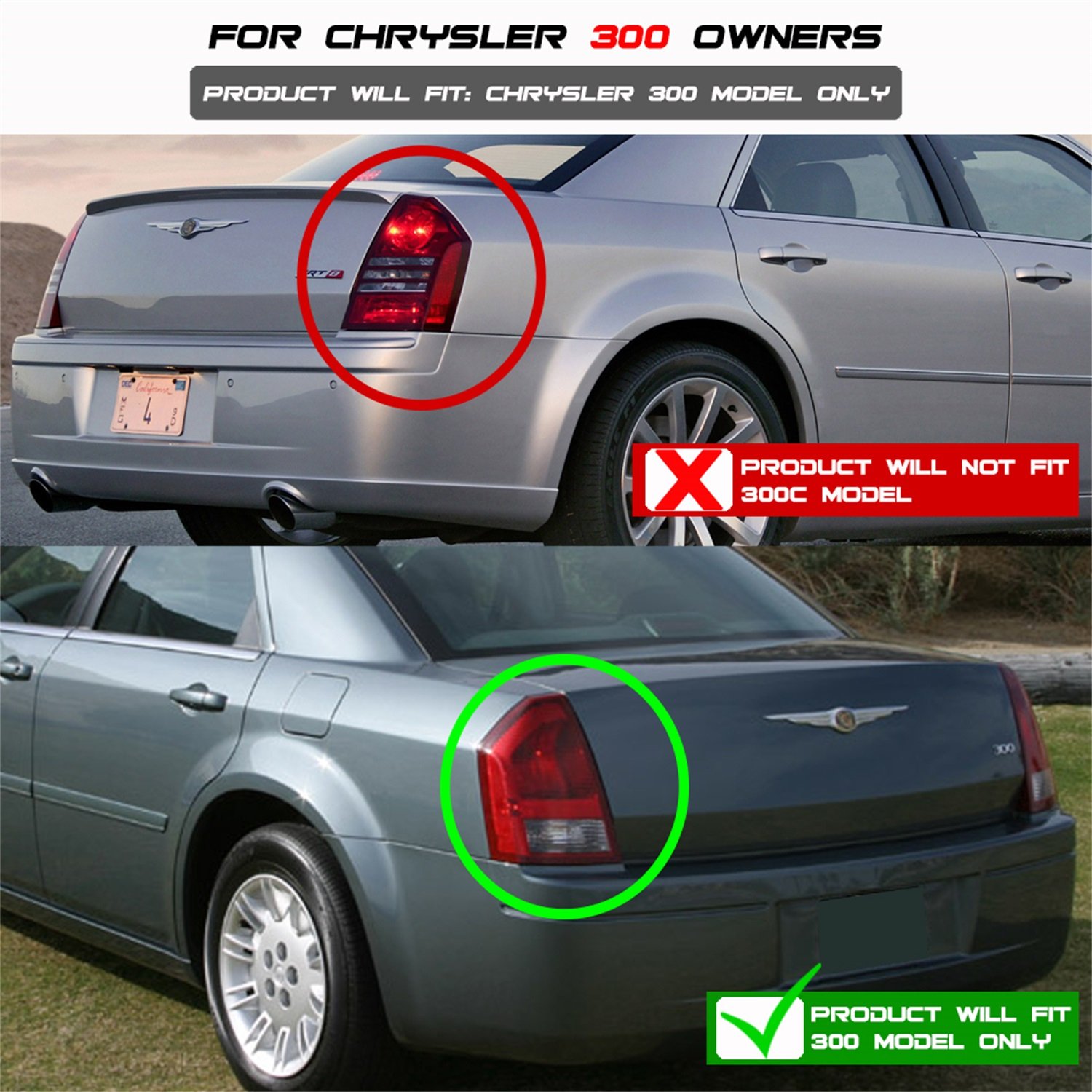 Spyder Auto 5001665 LED Tail Lights - Chrome/Smoke Lens - High Visibility Brake Lights - Compatible with Select Car Models - Perfect for Night Driving & Enhanced Safety