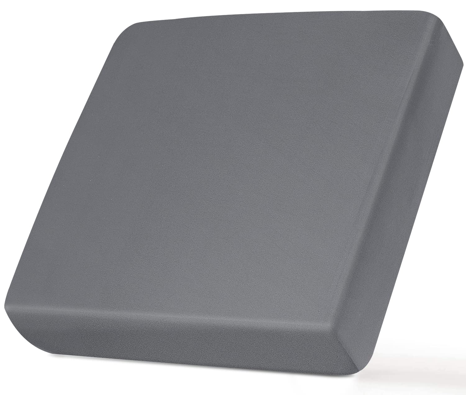 Stretch Sofa Couch Covers Replacement - Elastic Slipcovers for Furniture Protection - Soft Fabric Seat Covers with Elastic Bottom (Small, Gray) - Perfect for Living Room, Bedroom & Home Decor