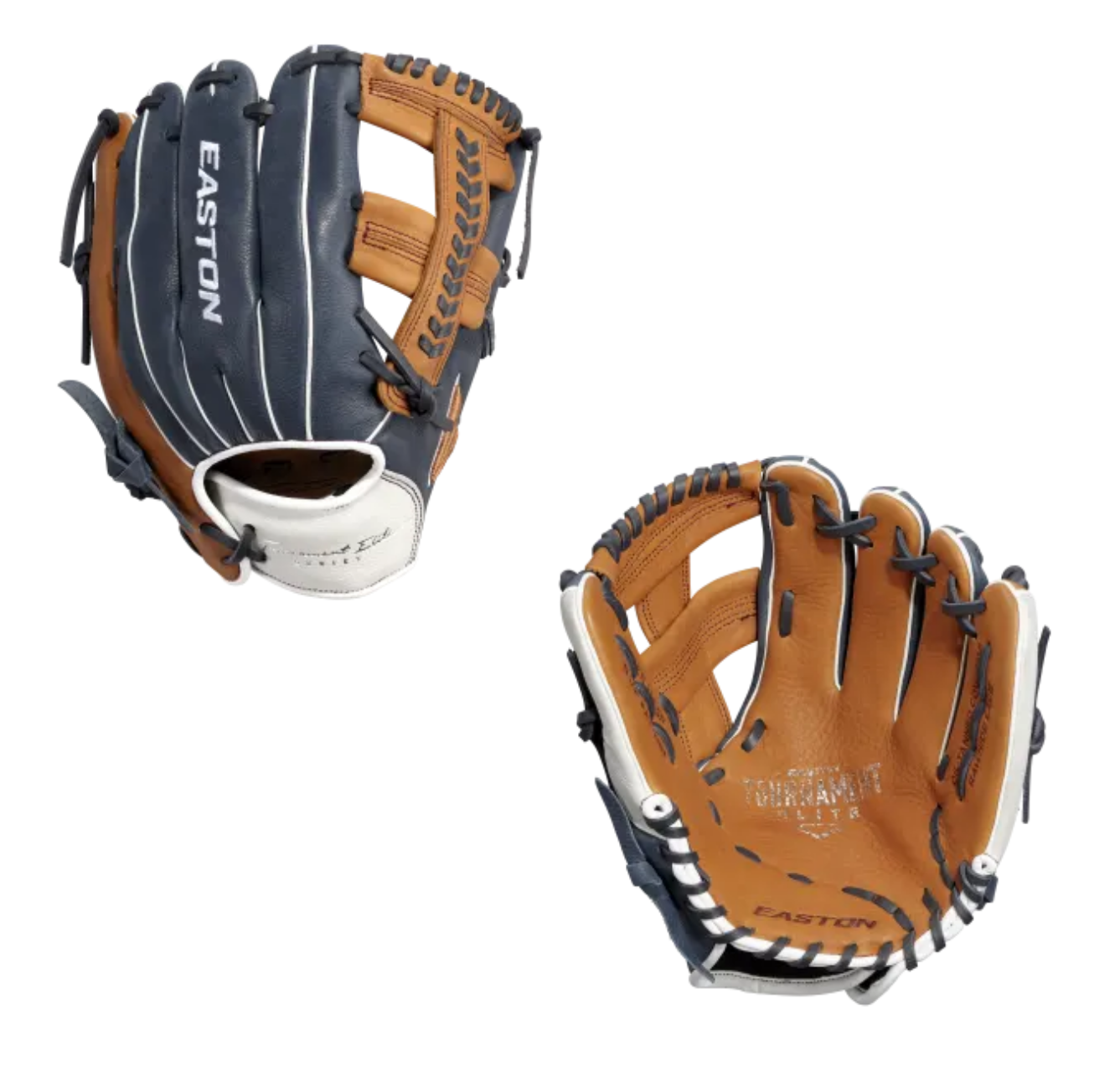Easton Tournament Elite 11.5 Inch Infield Baseball Glove - Premium Leather for Youth & Adult Players - Perfect for Practice, Games & Training