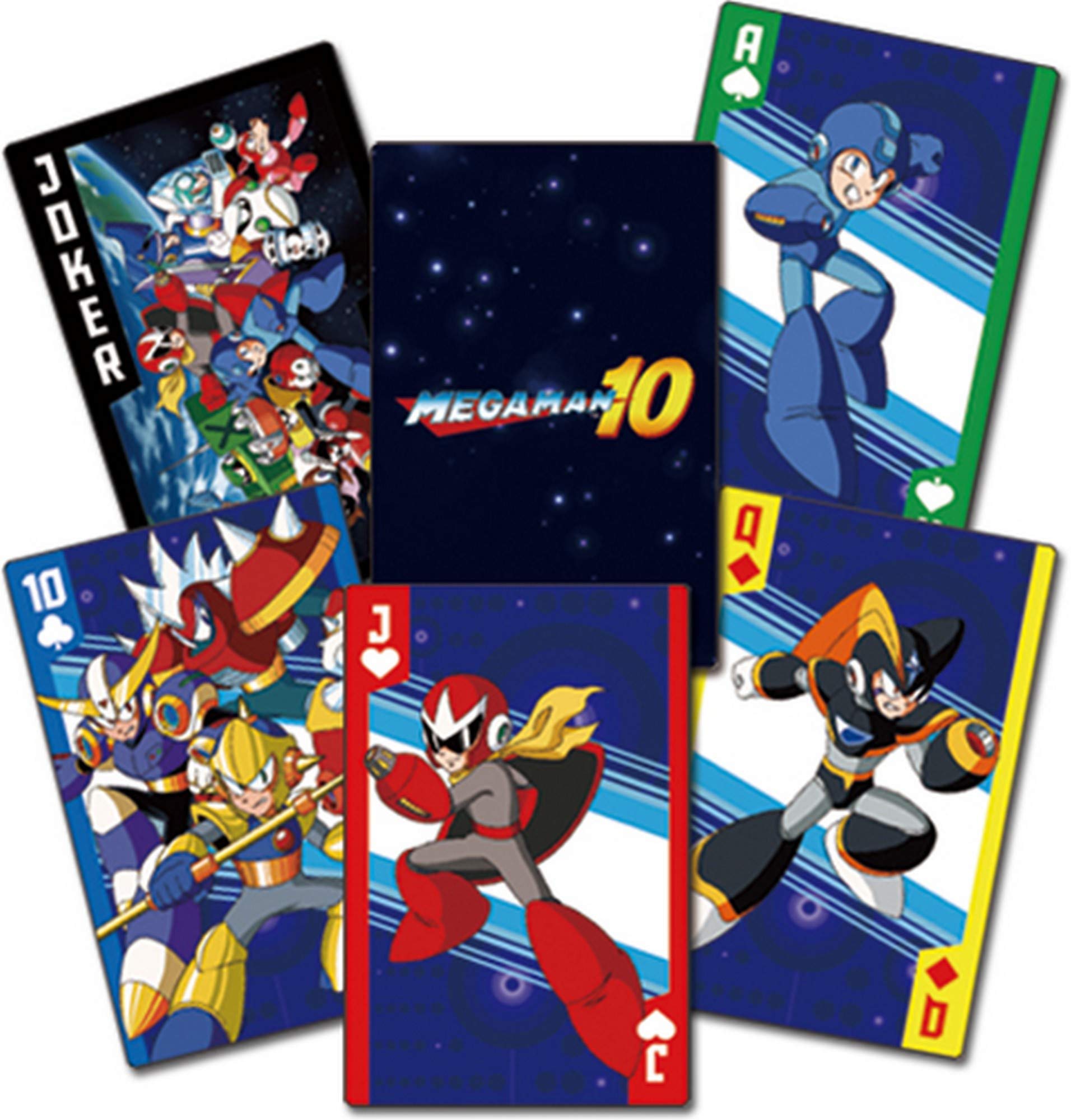Mega Man 10 Themed Playing Cards - 52 Card Deck for Game Nights, Parties & Collectors | Nostalgic Video Game Gift for Fans