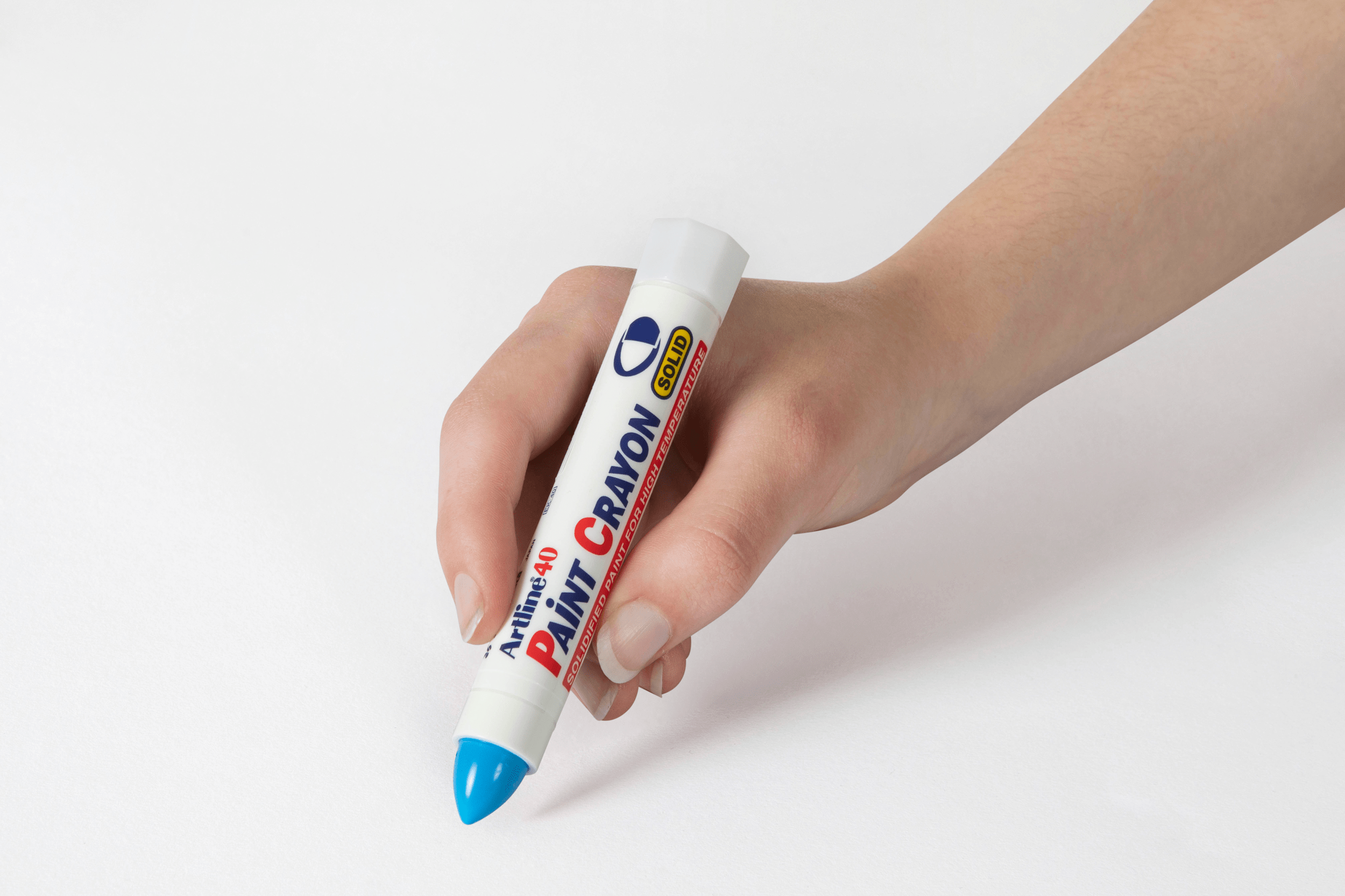 Artline 40 Permanent Paint Markers - Blue (12 Pack) | Waterproof & Vibrant Colors for DIY Crafts, Wood Signs, Rock Painting & Fabric Art Projects