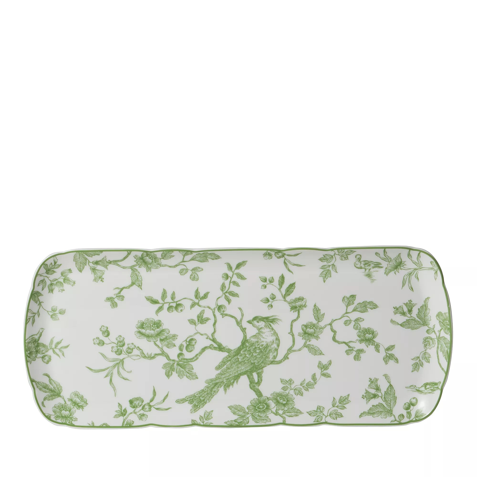 Albertine Rectangular Cake Platter - Elegant Serving Tray for Desserts, Pastries & Party Snacks - Perfect for Weddings, Birthdays & Holiday Celebrations