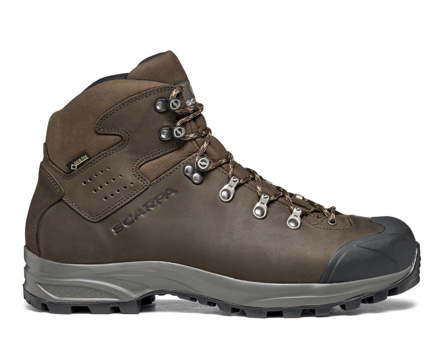 SCARPA Men's Kailash Plus GTX Waterproof Hiking Boots - Gore-Tex Leather Backpacking Boots for Outdoor Adventures, Trekking & Mountain Climbing