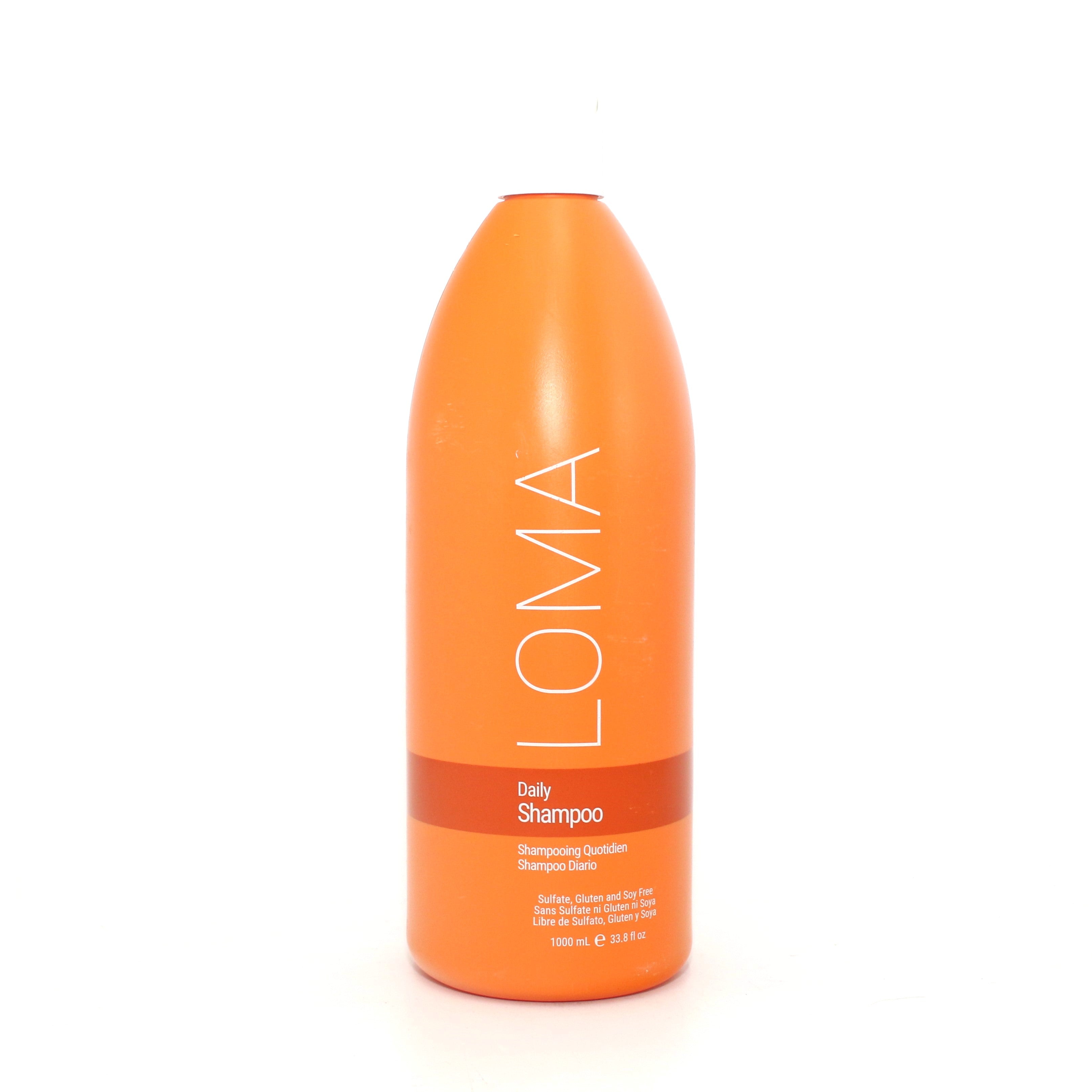Loma Daily Moisturizing Shampoo 33.8 oz (1 Liter) - Hydrating & Nourishing Hair Care for All Hair Types - Perfect for Daily Use at Home & Salon