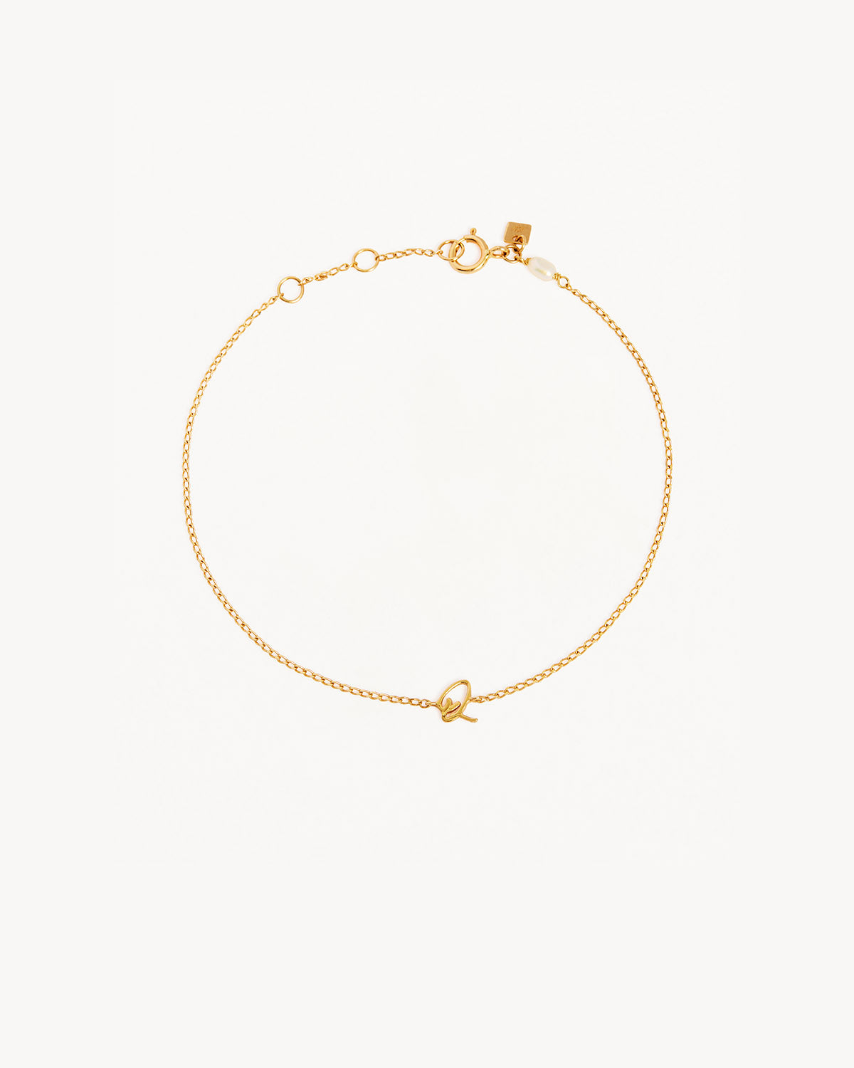 14K Solid Gold Love Letter Bracelet - Dainty & Elegant Jewelry for Women, Perfect Gift for Anniversary, Valentine's Day & Special Occasions