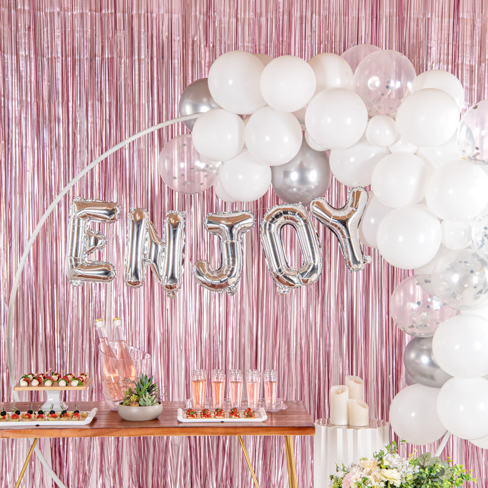 Balloonify Silver Mylar Letter J Balloon - 16 Inch Large Foil Alphabet Balloon for Birthday Parties, Baby Showers & Wedding Decorations - 1 Count Box