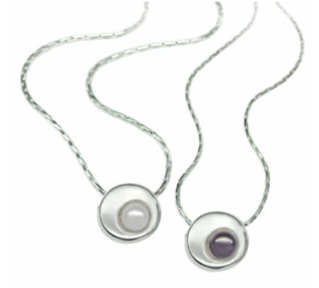 Floating Celeste Pearl Necklace - Elegant Dainty Jewelry for Women - Perfect for Weddings, Parties & Special Occasions