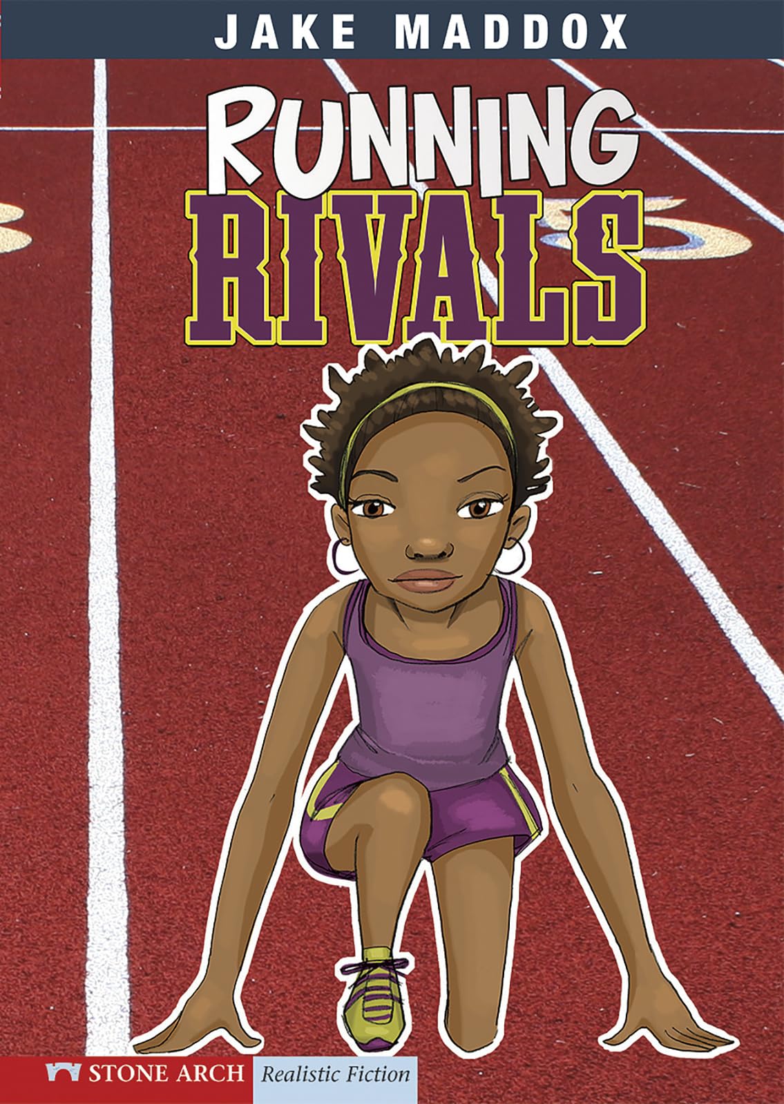 Running Rivals - Jake Maddox Sports Stories Book | Inspiring Sports Fiction for Young Readers | Perfect for School Libraries & Youth Sports Motivation