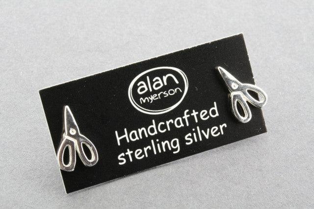 Sterling Silver Scissor Stud Earrings for Women - Perfect for Everyday Wear, Parties, and Gifts