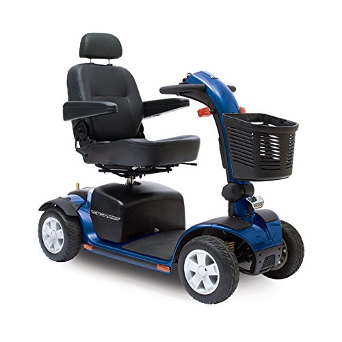 Pride Mobility S710DXW Victory Sport Electric Scooter - Candy Apple Red | Lightweight Mobility Scooter for Adults & Seniors | Indoor & Outdoor Use for Shopping, Travel & Daily Commute